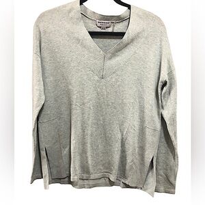 Repeat Easy Knit Sweater pale blue green XS